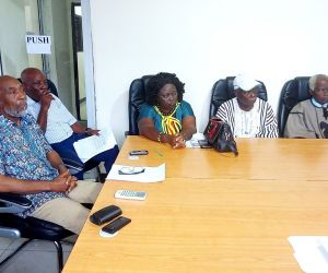 dr. cecil brandy meets former land commissioners of the internal affairs